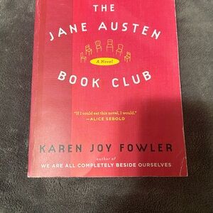 The Jane Austen Book Club Novel - Red Cover